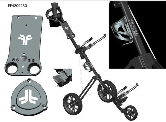FastFold Force Golftrolley - Wit