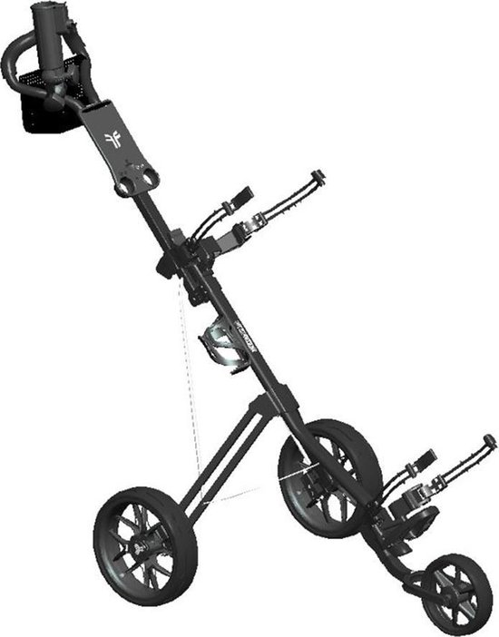 FastFold Force Golftrolley - Wit
