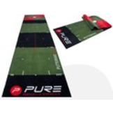 Pure2Improve Combideal Golf Putting Mat inclusief Putt trainer De mat is 65 x 300cm
