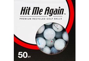 Premium AA-kwaliteit Recycled golfballen 50 stuks