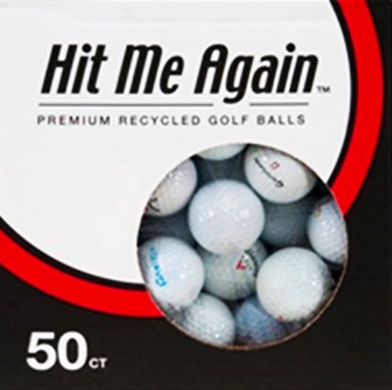Premium AA-kwaliteit Recycled golfballen 50 stuks