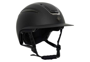 Imperial Riding Rijhelm Olania Deluxe big visor - Zwart - M