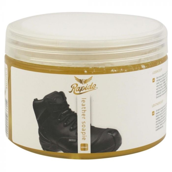 Rapide Leather Soapie met Spons - 500 ml