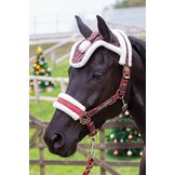 Harry's Horse Halsterset & Muts Check Christmas - Rood