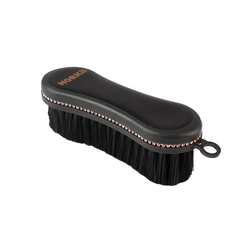 Horka Hoofdborstel Diamant - Zwart Rosegoud