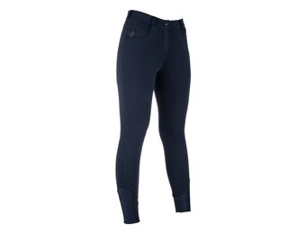 HKM Verwarmde Rijbroek Comfort Style - Deep Blue