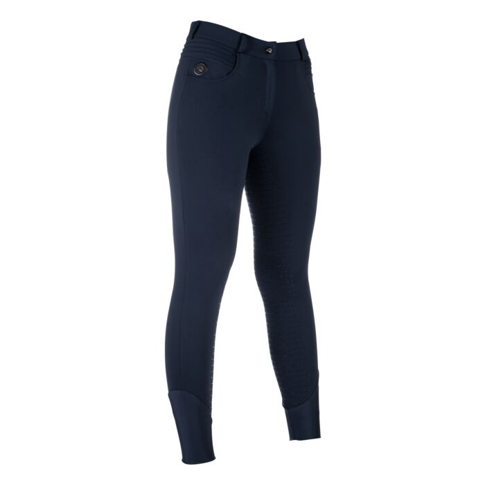 HKM Verwarmde Rijbroek Comfort Style - Deep Blue
