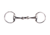 QHP Bustrens Dubbelgebroken RVS - Zilver