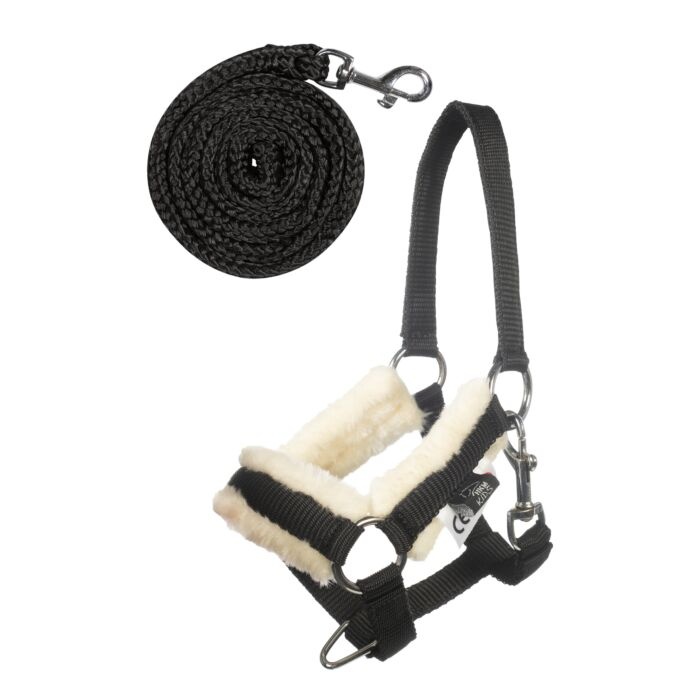 HKM Hobby Horse Halsterset - Zwart