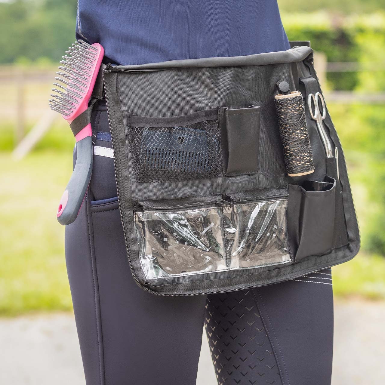 QHP Invlechttas One Size - Zwart