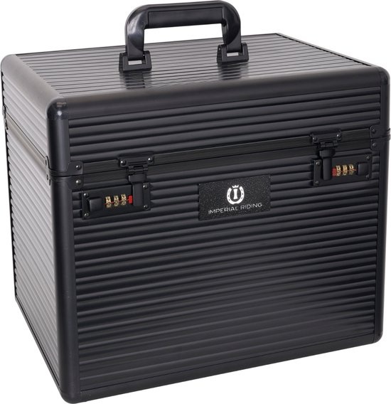 Imperial Riding Grooming Box Shiny Classic - Zwart