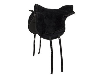 QHP Bareback Pad - Super Soft - Zwart