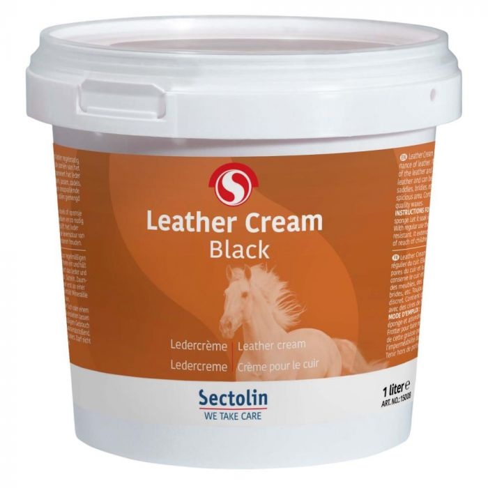 Sectolin Leather Cream Black - 1L