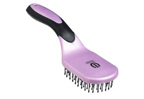 Imperial Riding Staart & Manenborstel Boomerang - Ballerina Metallic