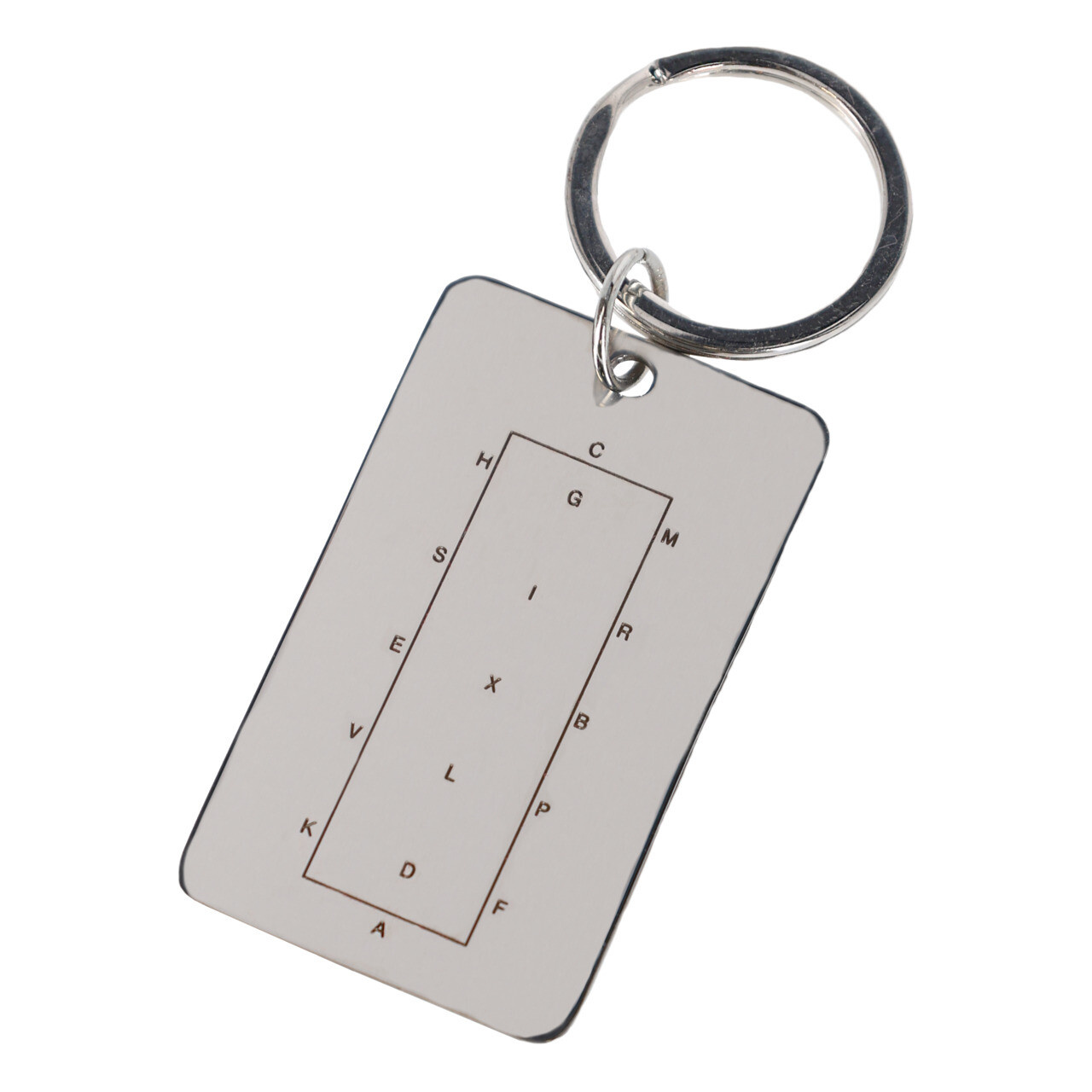 QHP Sleutelhanger Dressuur Arena - Zilver
