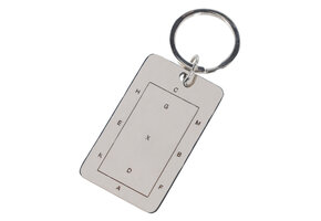 QHP Sleutelhanger Dressuur Arena - Zilver