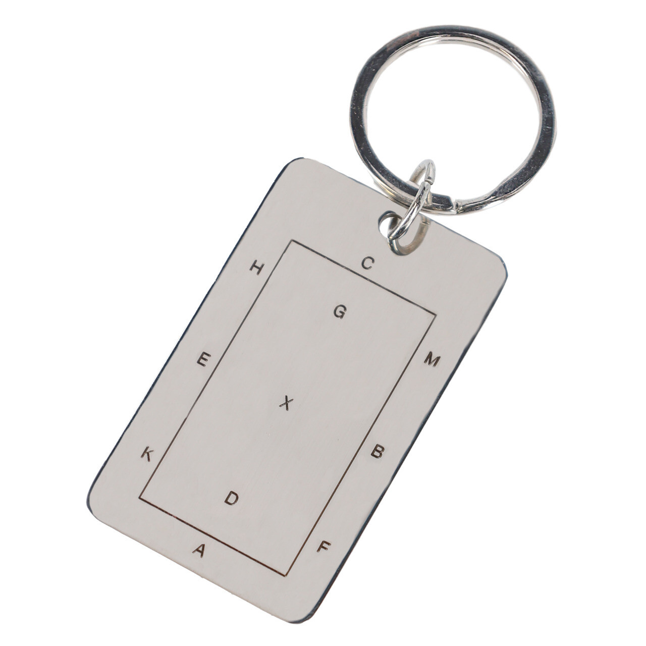 QHP Sleutelhanger Dressuur Arena - Zilver