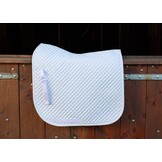 Harry's Horse Zadeldek Delux 15mm - Veelzijdigheid - Full - Wit
