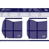 Harry's Horse Zadeldek Delux 15mm - Dressuur - Full - Zwart