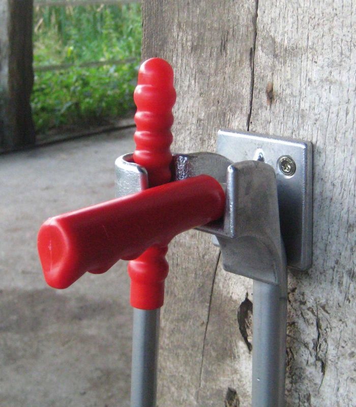 Waldhausen Houder voor uw Mestboy - Ophanghaak - Zilver