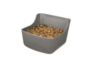 Waldhausen Kunststof bak, stevig, 8L - Antraciet