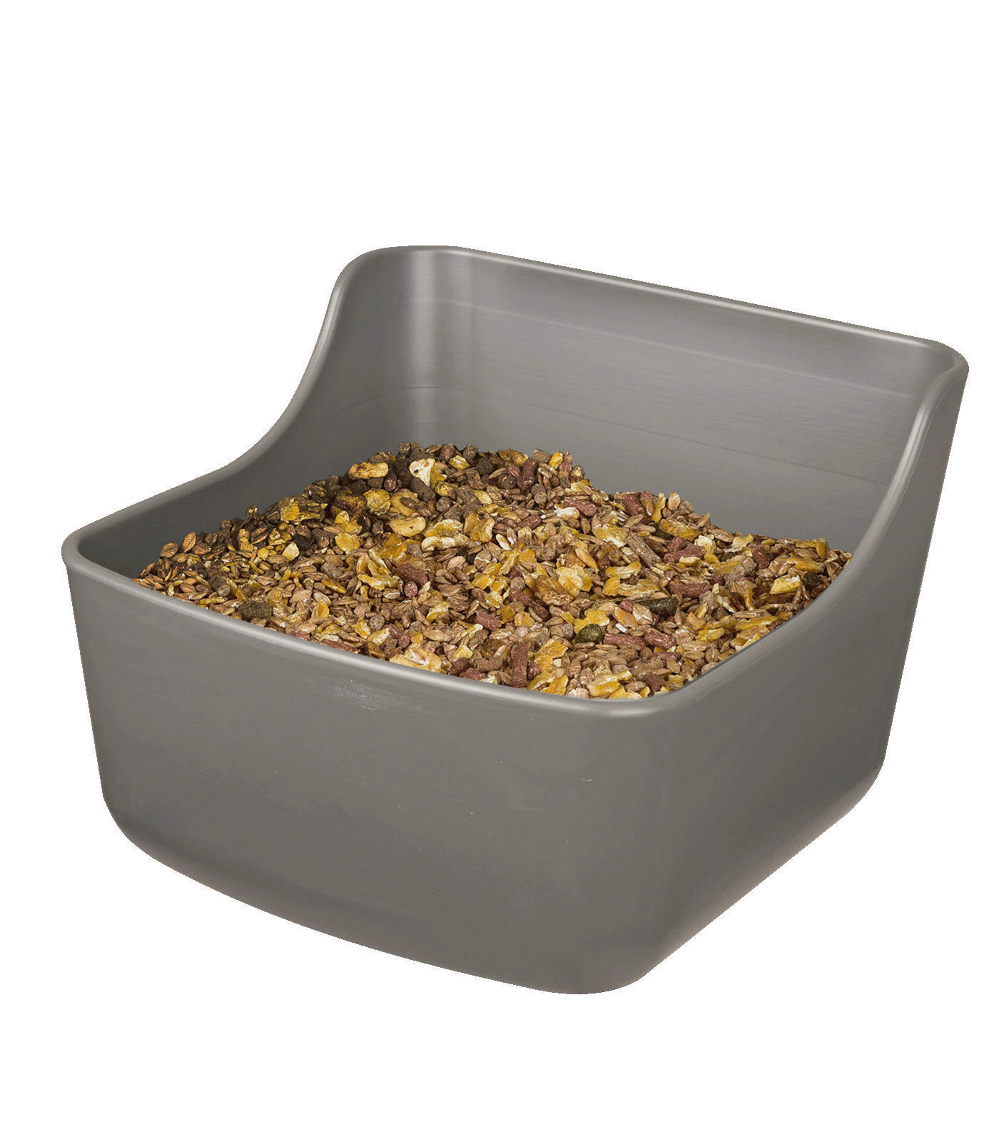 Waldhausen Kunststof bak, stevig, 8L - Antraciet