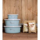 Waldhausen Musli Schaal Met Deksel - 5L - Turquoise