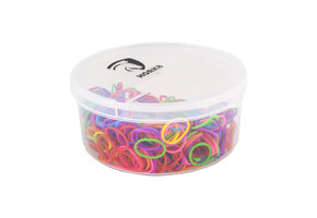 Horka Invlechtelastiekjes in Bakje +/- 500 elastiekjes