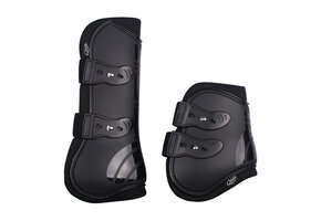 QHP Peesbeschermersset - Zwart - Full