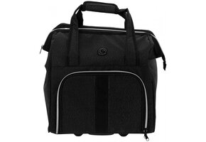 Equithème Poetstas met  Wielen - Zwart