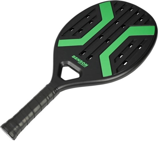 Benson Padel racket - Kracht en comfort - Perfecte grip - 49 cm - Zwart