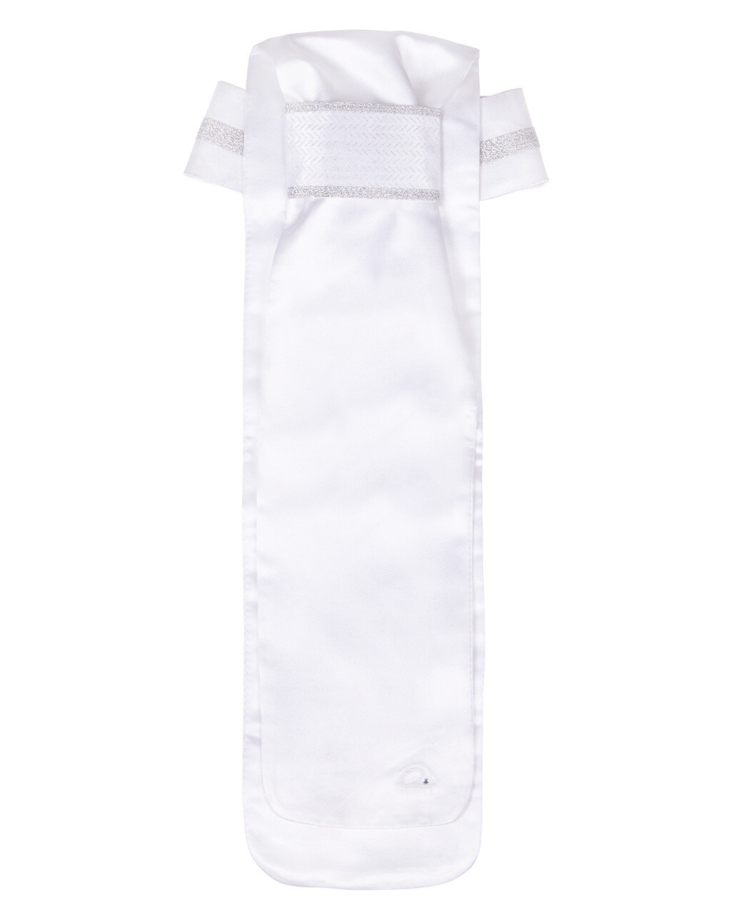 QHP Plastron Kae - Wit / Zilver