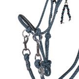 QHP Touwhalster & Neckrope  Liberty - Petrol