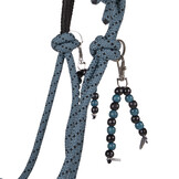 QHP Touwhalster & Neckrope  Liberty - Petrol