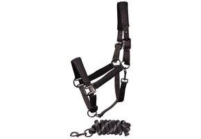 Harry's Horse Halsterset Denici Cavalli Shadow - Black Sand