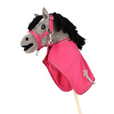QHP Fleecedeken Hobby Horse - Fuchsia