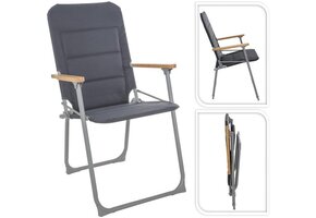 Duurzaam Bamboehout Opvouwbare Tuin- en Campingstoel – Set van 4