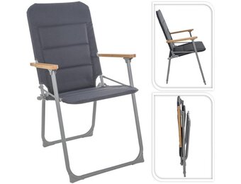 Duurzaam Bamboehout Opvouwbare Tuin- en Campingstoel – Set van 4