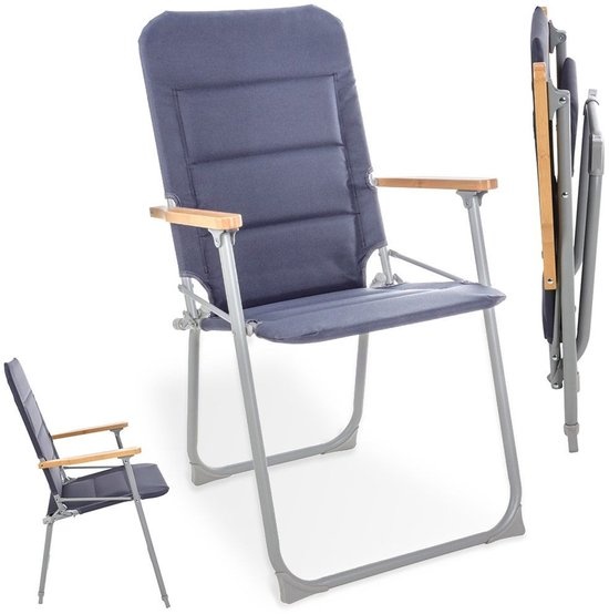 Excellent - Duurzaam Bamboehout - Opvouwbaar - Tuinstoel - Campingstoel – Set van 4