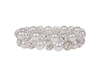 QHP Knotband Twinkle - Wit