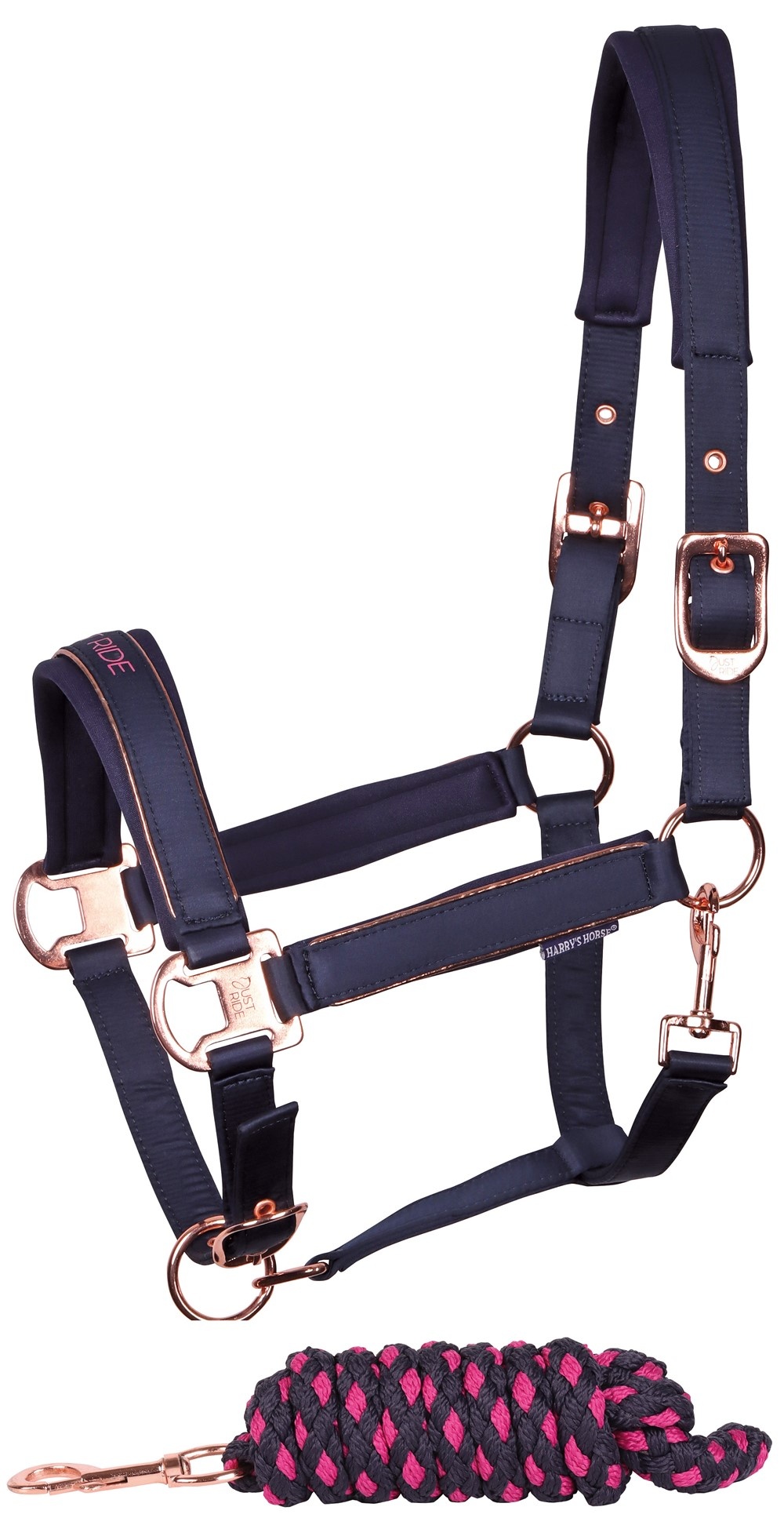 Harry's Horse Halsterset Just Ride NightSky - Navy