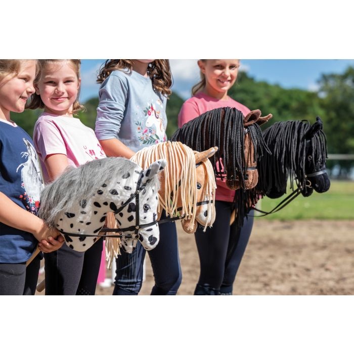 HKM Hobby Horse - Zwart/ Wit