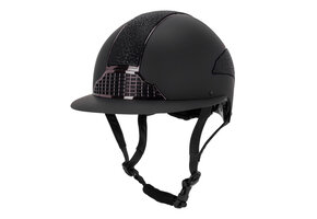 QHP Veiligheidscap Detroit Polo Visor - Zwart