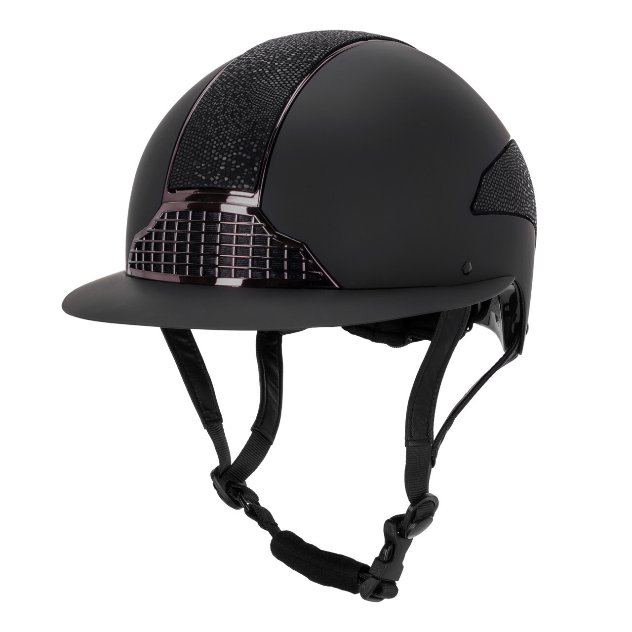 QHP Veiligheidscap Detroit Polo Visor - Zwart
