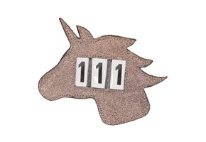 QHP Nummerhouder Unicorn - Multi