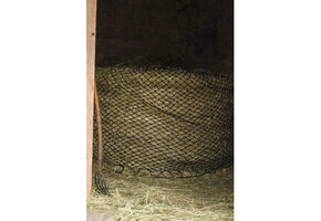 Hippo Tonic Hooinet voor Hooibaal Rond - Zwart