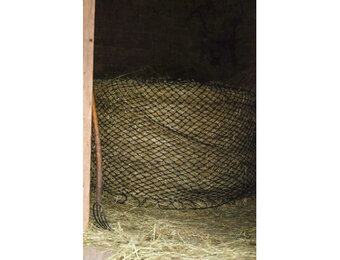 Hippo Tonic Hooinet voor Hooibaal Rond - Zwart