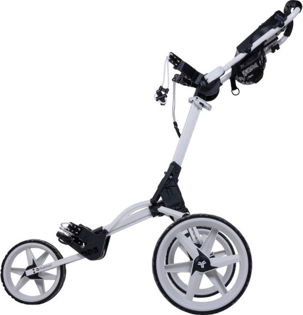 Fastfold Smart Golftrolley - Wit - nieuw model 2025