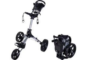 Fastfold Smart Golftrolley - Zilver - Model 2025