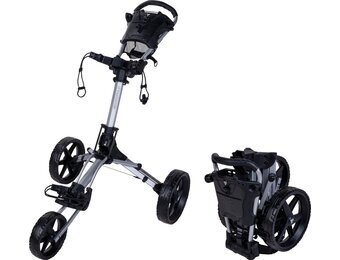 Fastfold Smart Golftrolley - Zilver - Model 2025